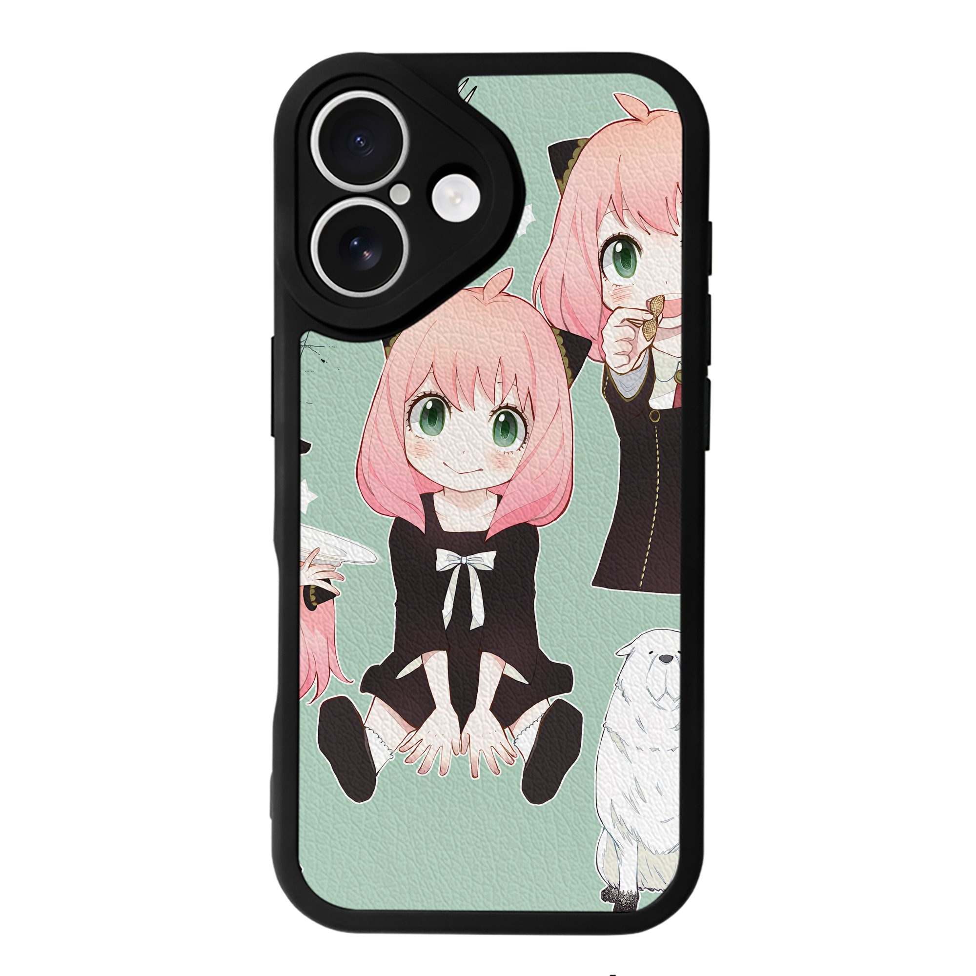 （画像用） SPY×FAMILY间谍家家酒 【iPhone 16シリーズ対応】シリコンスマホケース（レザー調） 材質：シリコン
